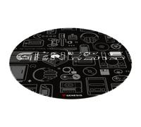 Genesis Tellur 300 Gear Alfombra Redonda para Silla 100 cm
