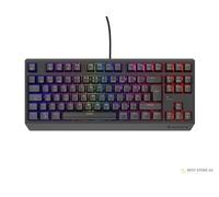 Genesis Thor 230 TKL - Teclado para gaming, color rojo