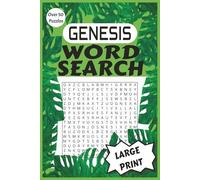 Genesis Word Search: Bible Themed Puzzles | LARGE PRINT | 6x9 inches, 110 pages | ADULTS, SENIORS