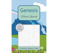 Genesis Word Search: Bible Word Search from Genesis | Christian Gift for Men & Women | 60+ Puzzles, Devotional Puzzle Book | Travel Size | 6 x 9 inches, 130 pages