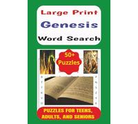 Genesis Word Search Book: Easy to Read Word Search Puzzle Book about Genesis, including Characters, Events, and Words | LARGE PRINT, 6x9 inches, 110 pages, 50+ Puzzles... Gift for Bible Enthusiasts