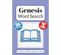 Genesis Word Search Book: Word Searches with Easy to Read Print About The Bible, Genesis, Gods Word and More | 6x9 inches 110 pages | 50+ Puzzles … Gift for vacations, Holidays and Leisure