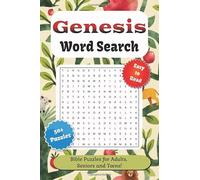 Genesis Word Search Puzzle Book: Bible Word Searches with Easy to Read Print about the Garden of Eden, Noah, Joseph's Coat of Many Colors and More | ... . . . for Holidays, Vacations and Free Time
