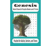 Genesis Word Search Puzzle Book: Word Searches with Easy to Read Print about the Book of Genesis, the Bible, and Trivia Questions | 6x9 inches, 116 ... Sunday School Classes, and Free Times