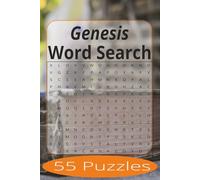 Genesis Word Search: Word Search Puzzles Easy to Read Print about Genesis, the Bible and more | 6x9 inches, 110 pages | 55 Puzzles | Gift for Vacations, Holiday, and Spare Time.