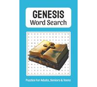 Genesis Word Search: Word Searches about Genesis, The Bible, Inspirational Bible Theme and More, 6x9 ,110 pages, Easy to Read Print, Solutions ... Holidays, Bible Study and Free Times