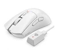 Genesis Zircon 880 Pro - Ratón inalámbrico para Videojuegos, 30000 PPP | Ratón inalámbrico 8K E-Sport con sensor PAW3950, 64 g, Kailh Optical, 6 botones, 2,4 GHz, Bluetooth y USB-C