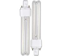 Genetic H268 15W- Pack 2 Bombillas PLC LED 15W Luz Fria A+ G24-3 2Pin H268