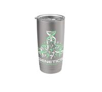 Genética El mejor trama Twist Biólogo molecular Vaso térmico de acero inoxidable de doble pared