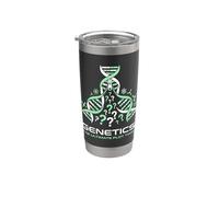 Genética El mejor trama Twist Biólogo molecular Vaso térmico de acero inoxidable de doble pared