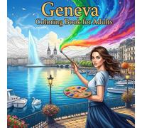 Geneva Coloring Book for Adults: From the Heart of Switzerland Bold and Easy Pages Simple Designs for Travel and Relaxation for Adults, Teens, ... Stress (Coloring series of European capitals)