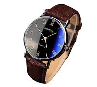 GENEVAS - Reloj para hombre con correa romana 110 para hombre, relojes más atrevidos para hombre, A, talla única