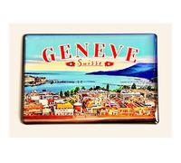 Geneve Suiza Souvenir - Imán de nevera de Ginebra - Recuerdo de viaje - Geneve Suisse Souvenir 230925