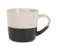 GENEVIEVE LETHU 535988 Taza de 22 cl en Gres esmaltado - Colección L'ENTRE DE DEUX - Ø 8 cm H 7.5 cm - Color Gris
