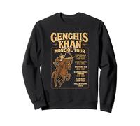 Genghis Khan Mongol Tour Vintage Historia Diseño Sudadera
