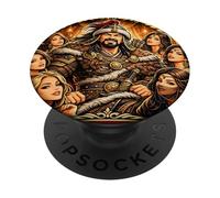 Genghis Khan Seduction Game Entrenador PopSockets PopGrip Adhesivo