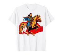 Gengis Kan Camiseta, Hombre, Blanco, 5XL