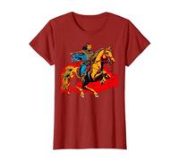 Gengis Kan Camiseta, Mujer, Arándano, M