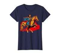 Gengis Kan Camiseta, Mujer, Azul Marino, XXL