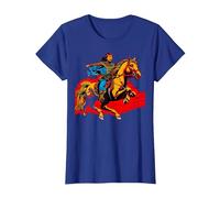 Gengis Kan Camiseta, Mujer, Azul Real, XXL