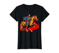 Gengis Kan Camiseta, Mujer, Negro, 3XL