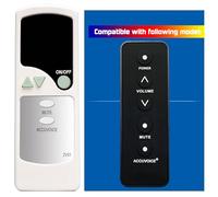 GENGQIANSI Mando a distancia de repuesto para altavoz de TV ZVOX AccuVoice AV100 AV102 AV110