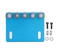 Gengutoo Border Bander Wheel Auxiliary Wheel Suministro Guía de suministro de la rueda Accesorios de la máquina de bandas de la rueda para el impulso de productividad (2) (3 Rollers 6.5cm) (3) (5