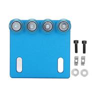 Gengutoo Border Bander Wheel Auxiliary Wheel Suministro Guía de suministro de la rueda Accesorios de la máquina de bandas de la rueda para el impulso de productividad (2) (3 Rollers 6.5cm) (3)
