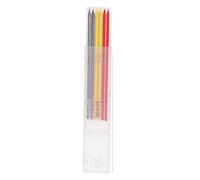 GENGUTOO Carpenter Robador de lápiz HB Marca de herramientas de escritura para trabajar la carpintería (Negro+rojo+amarillo)