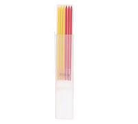 GENGUTOO Carpenter Robador de lápiz HB Marca de herramientas de escritura para trabajar la carpintería (Rojo y amarillo)