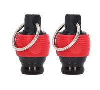 GENGUTOO Destornillador Bit Holder a prueba de Desgaste Quick Fix Release 1/4In Llavero de Aleación de Aluminio Portátil Adecuado Para Operación de Campo de Gran Altitud (Rojo)