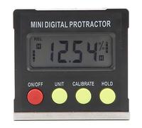 Gengutoo Digital Angle Finder Medir Great Precision 4 Botón El nivel electrónico y la medida de ángulo para el metalurgia
