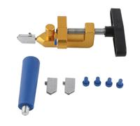 Gengutoo Glass Tile Cutter 2 en 1 Manual Corte de la mano del abridor de herramientas Kit Kit de cortador de vidrio Diy Cortador de baldosas