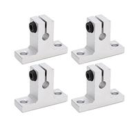 Gengutoo Linear Rail Support Support 4 PCS Guía de aleación de aluminio de alto rendimiento Kit de soporte SK6 Equipo de automatización industrial Módulo Motorxyz Tapado