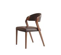 GENHAOSAN Área De Descanso Silla de Comedor Sencilla escandinava Estilo WABI-sabi con Respaldo, Moderna y, for el hogar, Ocio Estudio Sillón