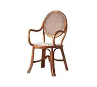 GENHAOSAN Área De Descanso Sillones reclinables de ratán Vegetal Estilo Chino, sillas for balcón, mesas y Ocio for el hogar, salón Sillón
