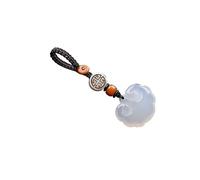 GENHAOSAN Cordones Para Llaves Adornos for llaveros de ágata y jade, con paz buena suerte, colgante for llavero coche, cadena for hombre, for mochila Accesorios Para Llaveros