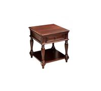 GENHAOSAN Mesa De Café Mesa Auxiliar de Madera, Mesa for sofá, mesita Noche, Sala Estar, esquinera Almacenamiento con un Solo cajón Auxiliares Sala De Estar