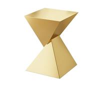 GENHAOSAN Mesa de centro para salón, mesa auxiliar, mesa pequeña, estilo crema, sofá de esquina, mesa de café, soporte para flores, mesita de noche moderna, mesa auxiliar para sala de estar (C, 32 x