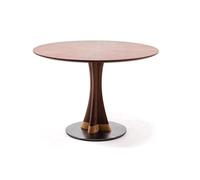 GENHAOSAN Mesa De Comedor Mesa de Comedor Minimalista Cintura pequeña Madera Maciza nórdica Redonda for el hogar, Sala Estar y café Mueble del Salón