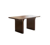 GENHAOSAN Mesa De Comedor Mesa de Comedor Sencilla Nogal for Restaurante (160 x 80 75 cm), Rectangular, Madera, Ideal Cocina y cafetería Mueble del Salón