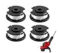 GENHH 4 bobinas de hilo de repuesto para Einhell GE-CT 18/28 Li, 5,2 m de longitud, diámetro de 1,6 mm, nailon de repuesto, para Einhell GE-CT 18/28 Li TC y GE-CT 18/28 Li TC y GE-CT 18/28 Li Li