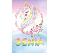 Genia: Want To Give Genia A Unique Memory & Emotional Moment? Show Genia You Care With This Personal Custom Named Gift With Genia's Very Own Unicorn ... Be A Useful Planner Calendar Notebook Journal