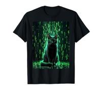 Genial arte de Matrix Cat Camiseta