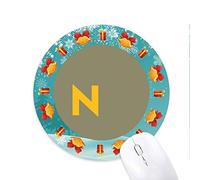 Genial carta individual n Mouse Pad mousepad redondo de goma de regalo de Navidad