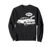 Genial Dibujo Animado con diseño de 56 Muscle Car, Dame Todo tu Dinero Sudadera