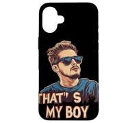 Genial disfraz de «Ese es mi chico con gafas de sol» Carcasa para iPhone 16 Plus