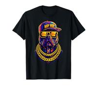 Genial Hip Hop Pitbull Urban Streetwear B-Boy Graffiti Camiseta