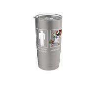 Genial idea de regalo de arquitectura de unicornio. Vaso térmico de acero inoxidable de doble pared
