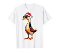 Genial Indian Runner Duck, Navidad, Navidad, Divertido Amante de los Animales Camiseta